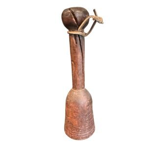 Primitive Collectible Rustic Carved‎ Wooden Woodworking Mallet home decor
